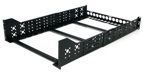StarTech Univerzálna koľajnica pre server rack čierna / Koľajnica / 19" / 3U / nosnosť 97,3 kg / oceľ