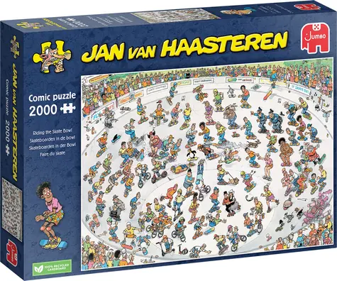 JUMBO Puzzle JvH Jazda na dráhe / 2000 dielikov / od 12 rokov