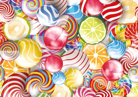 YAZZ Puzzle Sladkosti / 1000 dielikov / 68 x 48 cm