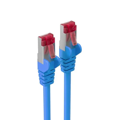 Shiverpeaks Cat 6A S/FTP modrá / Patch kábel / 2 m / 500 MHz / RJ-45