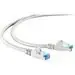 Shiverpeaks CAT6a S/FTP biela / Patch kábel / 0,25 m / 500 MHz