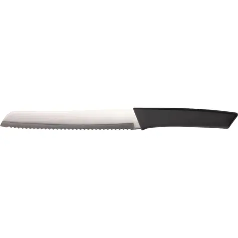 Lamart LT2153 strieborno-čierna / Nôž na chlieb / dĺžka ostrie 20 cm / celková dĺžka 33 cm