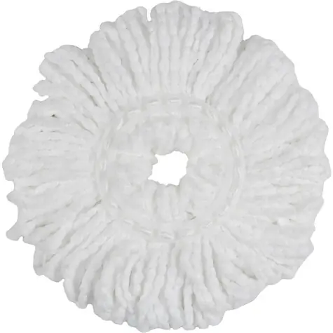 Lamart Wind Náhradný mop biela / Návlek na mop / mikrovlákno / 2 ks / O 25 cm