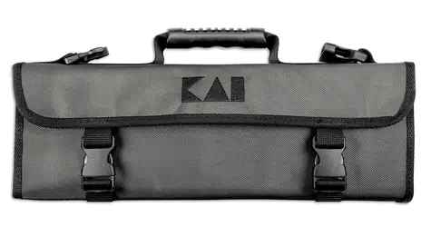 KAI Sada nožov Wasabi Black / 5 ks + kuchárska taška / Nerezová oceľ 6A/1K6 / 58 HRC