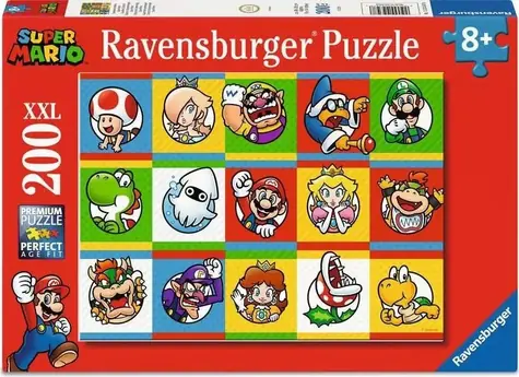Ravensburger Puzzle Super Mario / 200 dielikov / od 8 rokov