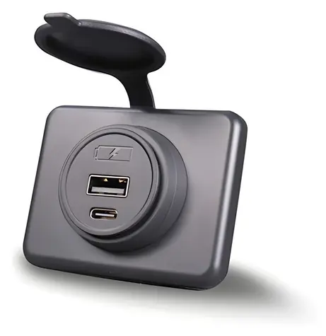 KEETEC MY1288 / Nabíjačka / USB-A/USB-C / vstavaná / 12-28V / 5V 4,2A