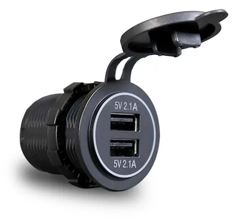 KEETEC MY1248 / Autonabíjačka / 2x USB-A / 5V 4,2 A / vstavaná
