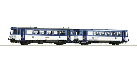Roco 7790004 / Motorové vozidlo 810 472-1 s prípojným vozidlom BDtax / TT (1:120) / ČD / digitálny DCC / epocha VI