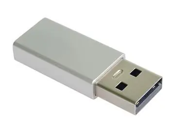 PremiumCord redukcia USB-A - USB-C strieborná / Redukcia / hliníkové púzdro / 5 Gbps