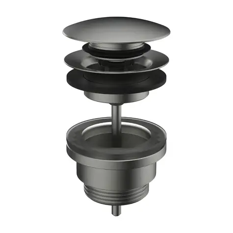 Laufen Umývadlový výpust Click-Clack kartáčovaná oceľ / Výpust / PVD Inox