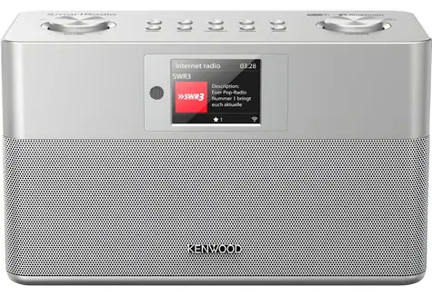 Kenwood CR-ST100S-S strieborná / Rádio / DAB+ / Wi-Fi Internetradio / Bluetooth / farebný displej