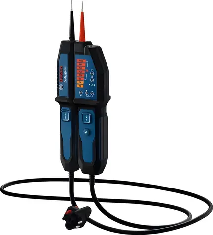 BOSCH GVT 1000-15 Professional / Skúšačka napätia / 1000 V AC / DC / autotest / 2x batéria