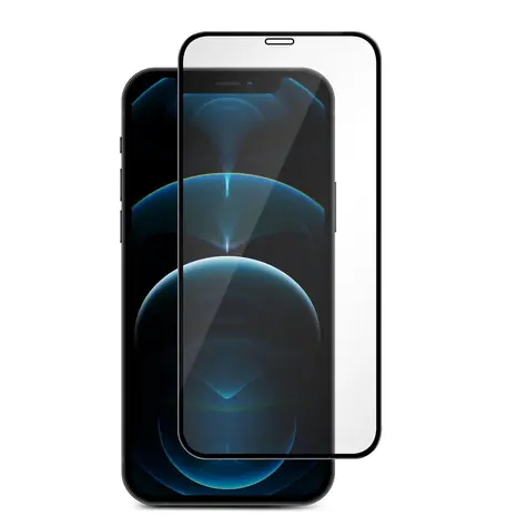 eSTUFF Titan Shield / Ochranné sklo / Apple iPhone 12/12 Pro / Temperované sklo / Plne nalepovacie