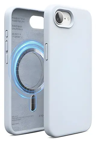 Elago Silicone Case Light Blue / Silikónový kryt / Apple iPhone 16e, 17e / MagSafe