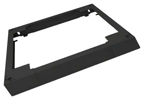Lanview Rackový podstavec 19" / Podstavec / 800×800×90 mm / Oceľ / Čierna