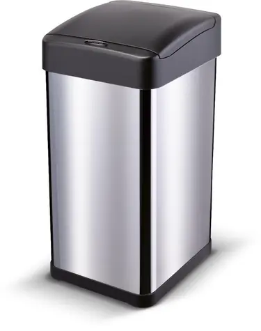 Lamart LT8106 / Bezdotykový odpadkový kôš / 40 l / senzor pohybu / USB napájanie / nerez, plast