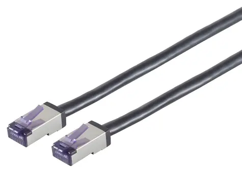 Lanview Cat6a S/FTP HIGH-FLEX čierna / Sieťový kábel / RJ-45 / 3 m / PoE