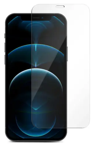 eSTUFF Titan Shield (ES501150) / Ochranné sklo / Apple iPhone 12/12 Pro / Temperované sklo / Plne nalepovacie