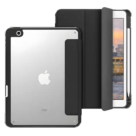 eSTUFF NEW York Mirror čierna / Puzdro na tablet / Apple iPad 10.2 / PU koža