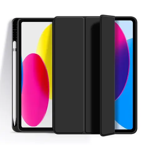 eSTUFF SEATTLE Puzdro iPad (11./10. gen) čierna / Puzdro na tablet / PU koža / Slot na Apple Pencil