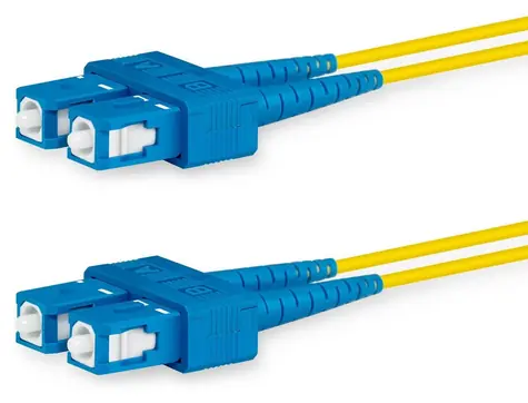Lanview SC-SC žltý / Optický patch kábel / Singlemode OS2 / Duplex / 10 m