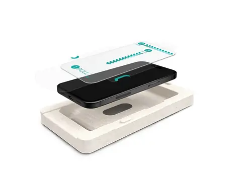 eSTUFF INFINITE EcoFlex Apple iPhone 16 priehľadná / Ochranná fólia / 9H / rPET