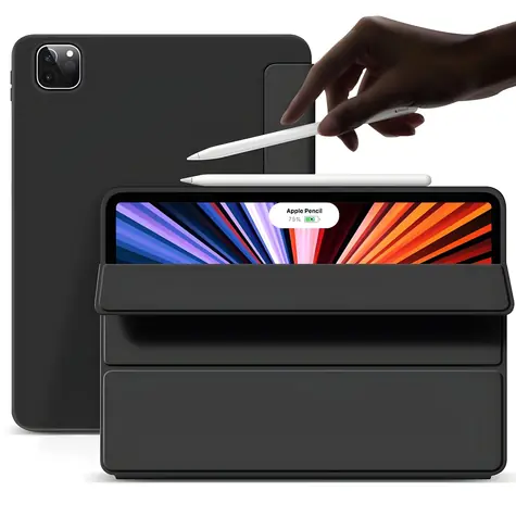 eSTUFF Denver puzdro pre Apple iPad Pro 11" (2022/2021) čierne / Puzdro na tablet / PU koža / magnetické zatváranie