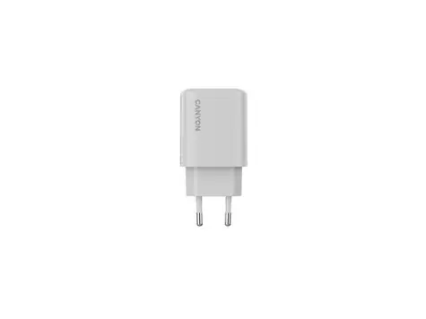 Canyon OnCharge 200 biela / Nabíjací adaptér / 1x USB-C / 1x USB-A / PD 20W