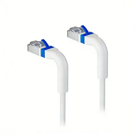 Lanview Slim & Bendable Cat6a U/FTP biela / Sieťový kábel / RJ-45 / 3 m / LSZH