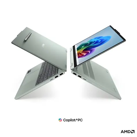 Lenovo IdeaPad 5 2-in-1 zelená / 14" WUXGA OLED T / AMD RYZEN AI 7 445 / 16GB / 512GB SSD / W11H