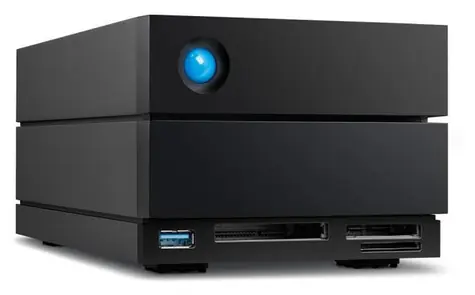 LaCie 2big Dock 16TB čierna / Dokovacia stanica s HDD / 3,5" / Thunderbolt 3 / USB-C