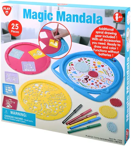 PLAYGO Magická mandala / 25 dielikov / od 3 rokov