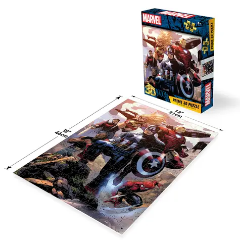 Prime 3D Puzzle MARVEL Avengers / 3D efekt / 300 dielikov