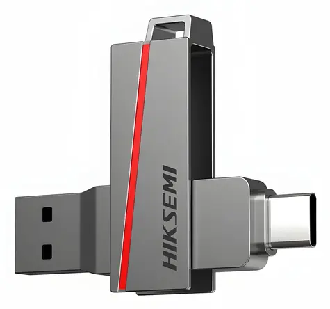 HIKSEMI Dual 128GB / Flash disk / USB 3.2 / USB-A + USB-C / čítanie 30-150 MB/s / zápis 15-45 MB/s