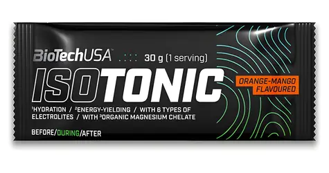 BioTech IsoTonic 30 g / Iónový nápoj / pomaranč-mango