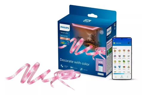 Philips WiZ SMART LED pásik RGB 10 m Type-C biela / LED pásik / RGB / Wi-Fi, Bluetooth / 10 m
