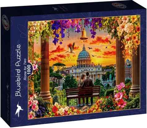 BlueBird Puzzle Rím pre dvoch / 1000 dielikov / 69 x 47,8 cm