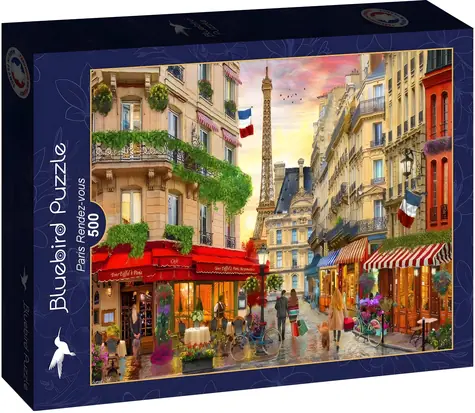 BlueBird Puzzle Schôdzka v Paríži / 500 dielikov / 47,8 x 34,2 cm