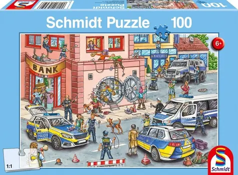 Schmidt Puzzle Polícia v akcii / 100 dielikov / 36,1 × 24,3 cm