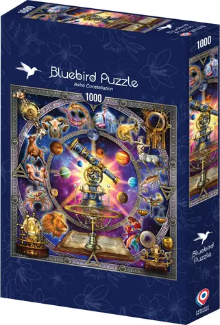 BlueBird Štvorcové puzzle Súhvezdie / 1000 dielikov / 63,5 x 63,5 cm