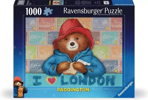 Ravensburger Puzzle Medvedík Paddington / 1000 dielikov