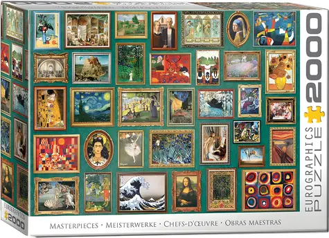 EUROGRAPHICS Puzzle Majstrovské diela / 2000 dielikov / 99,7 x 67,6 cm