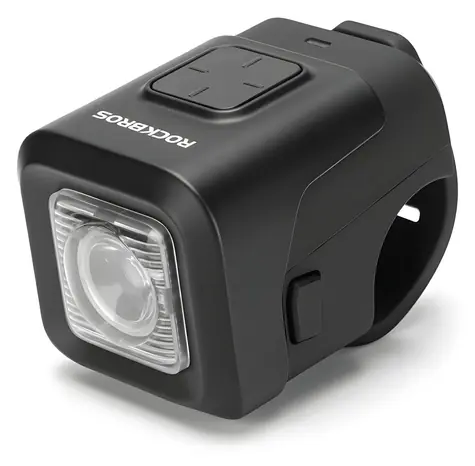 Rockbros SKL01 čierna / Predné svetlo na bicykel so zvončekom / 450 lm / 120 dB / USB-C nabíjanie