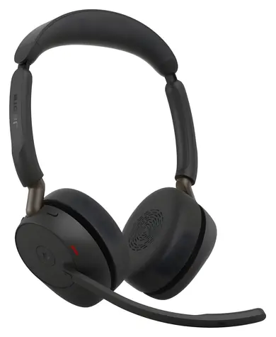 JABRA Evolve3 65 MS + nabíjací stojan USB-A čierna / Bezdrôtové slúchadlá / mikrofón / ANC / USB-A + Bluetooth