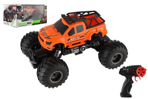 TEDDIES RC auto Off-road oranžové / Terénne autíčko / 2,4 GHz / so svetlom / od 6 rokov