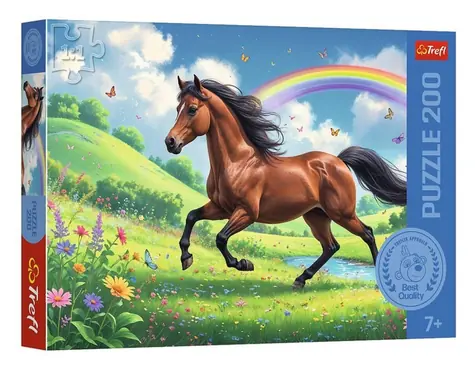 Trefl Puzzle Dôstojný kôň / 200 dielikov / 48 x 34 cm / od 7 rokov