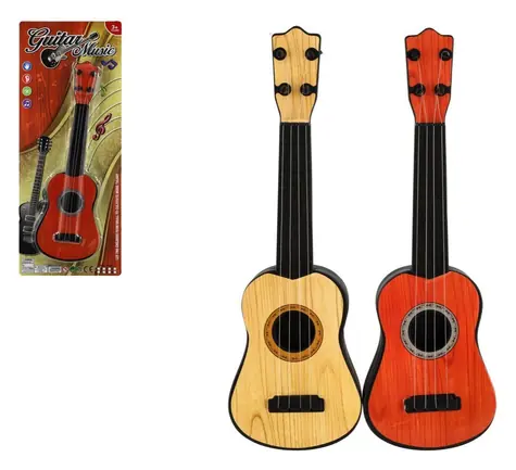 TEDDIES Gitara 32 cm / Hudobná hračka / 2 farby / od 3 rokov