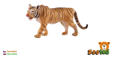 ZOOTED Figúrka Tiger indický / 13,5 cm / Plast