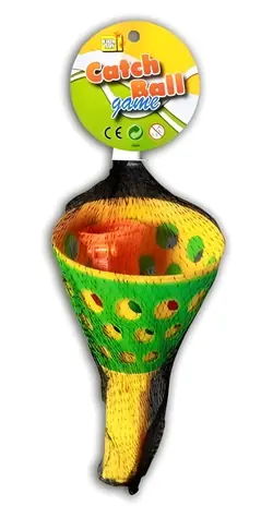 Rappa Catch Ball / Vonkajšia hra / 2 chytače + 2 loptičky / 18,5 cm