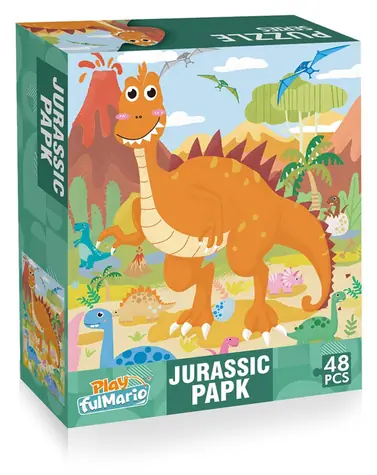 Rappa Puzzle Dinosaury / 48 dielikov / 60 x 44 cm / od 3 rokov